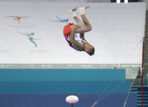 Kişi idman gimnastikası üzrə 22-ci Bakı Çempionatı və Birinciliyi. Bakı, Azərbaycan, 02 oktyabr 2015